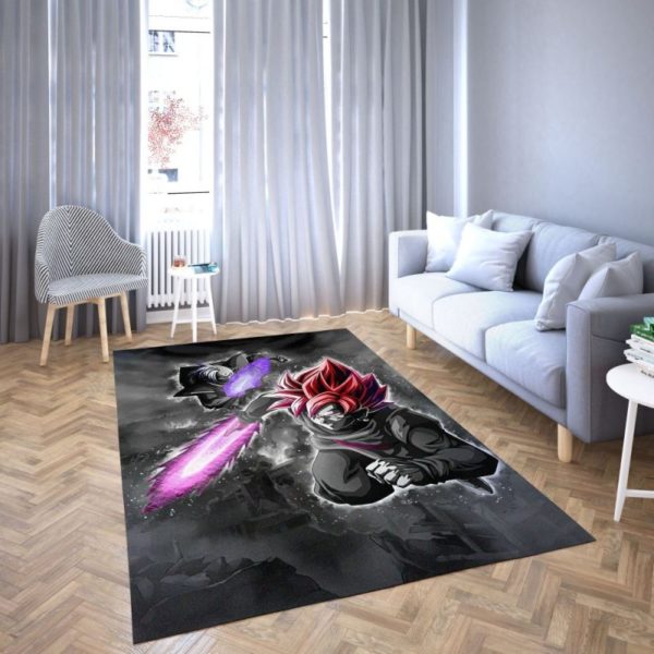 Goku Black of Dragon Ball Area Rug Carpet
