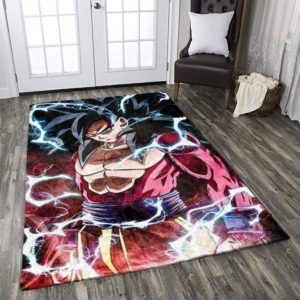 Goku Dragon Ball Area Rug Carpet For Bedroom