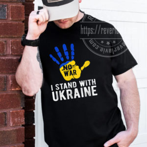 Hand I Stand with Ukraine, Support Ukraine Flag Classic T-Shirt