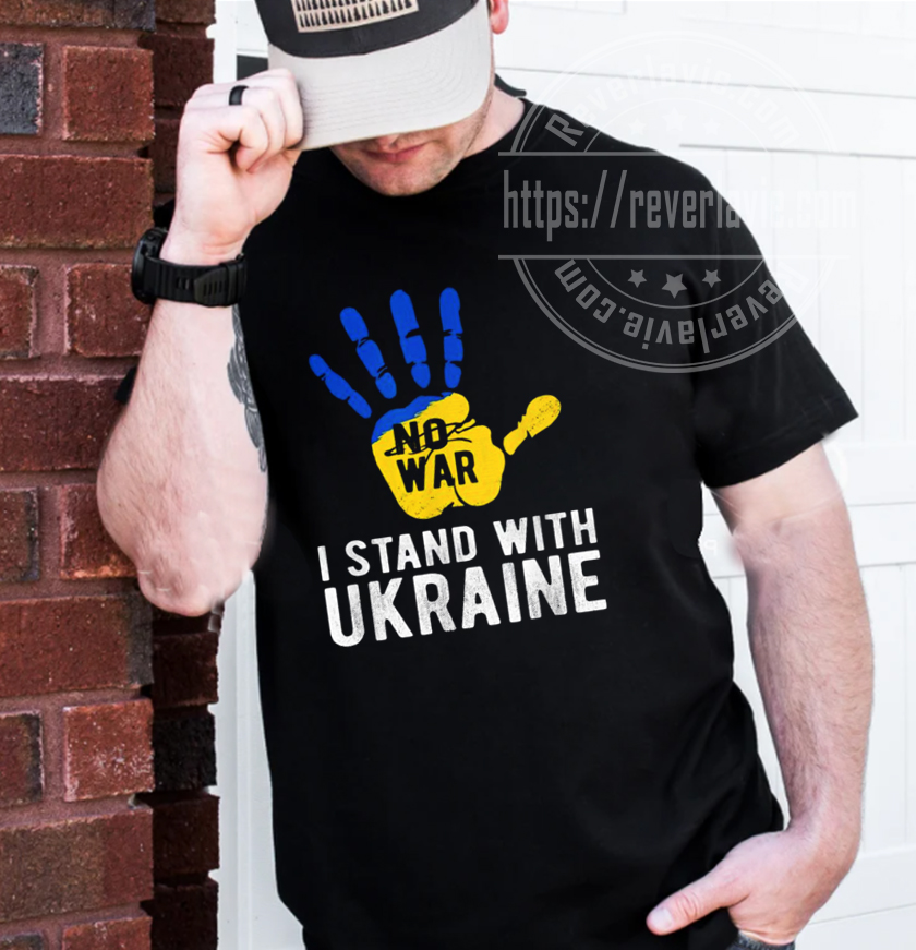 Hand I Stand with Ukraine, Support Ukraine Flag Classic T-Shirt Hand I Stand with Ukraine, Support Ukraine Flag Classic T-Shirt
