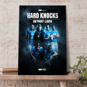 Hard Knocks Training Camp Detroit Lions HBO Poster Canvas