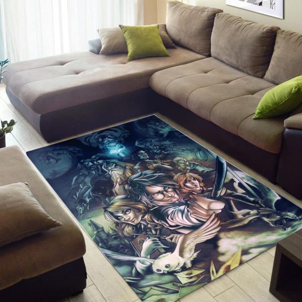 Harry Potter And Friends Gryffindor Rug For Living Room