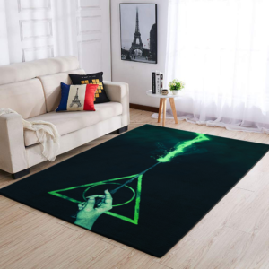 Harry Potter Death Hallows Rug Home Decor