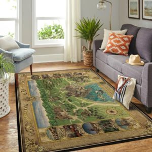 Harry Potter Hogwart Map Rug Home Decor