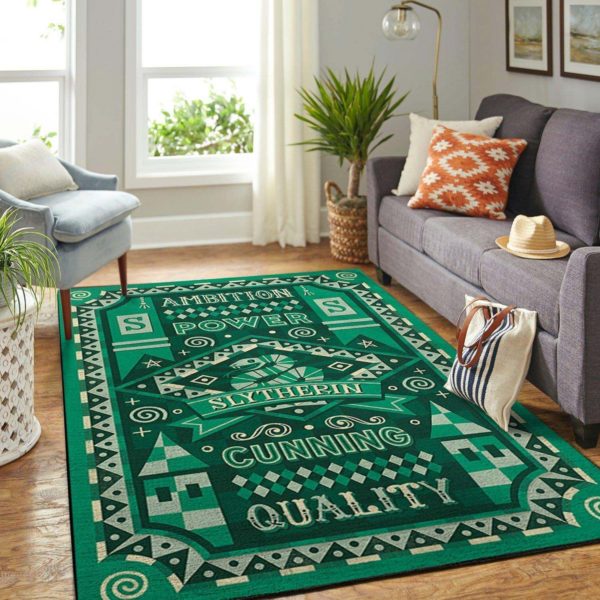 Harry Potter Slytherin Pattern Rug Carpet