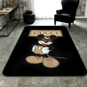High Fashion Gucci Mickey Gucci Rug Home For Living Room