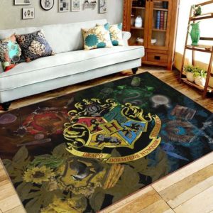 Hogwarts Logo Rug Home Decor