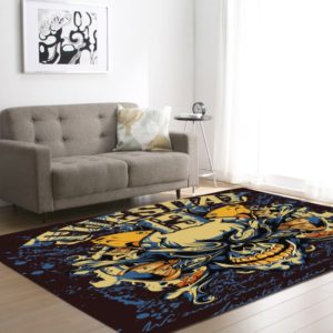 Horror Skull Area Rug Carpet