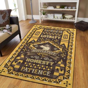 Hufflepuff Of Harry Potter Rug Carpet
