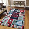 Hockey Skull Area Rug Carpet
