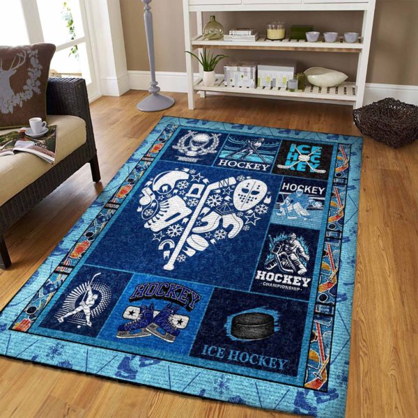 Ice Hockey Rug Carpet