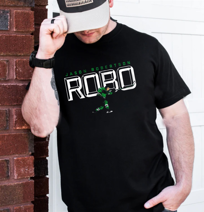 Jason Robertson Robo Dallas Hockey Unisex T-Shirt Jason Robertson Robo Dallas Hockey Unisex T-Shirt