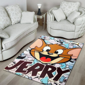 Jerry Mouse Pattern Rug Home Decor