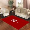 Jordan 23 Wallpaper Red Area Rug Carpet