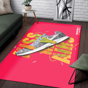 Kiss My Airs Pink Color Nice Rug Home Decor