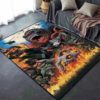 African Skull Area Rug Carpet