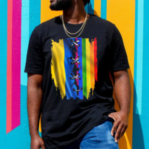 LGBT And Ukraine Flag I Stand With Ukraine 2022 Classic T-Shirt