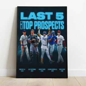 Last 5 TOP Prospects MLB Poster Canvas