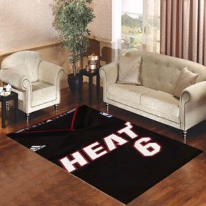 Lebron James Jersey 6 Area Rug Carpet