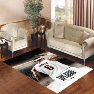Lebron James The King Returns Area Rug Carpet