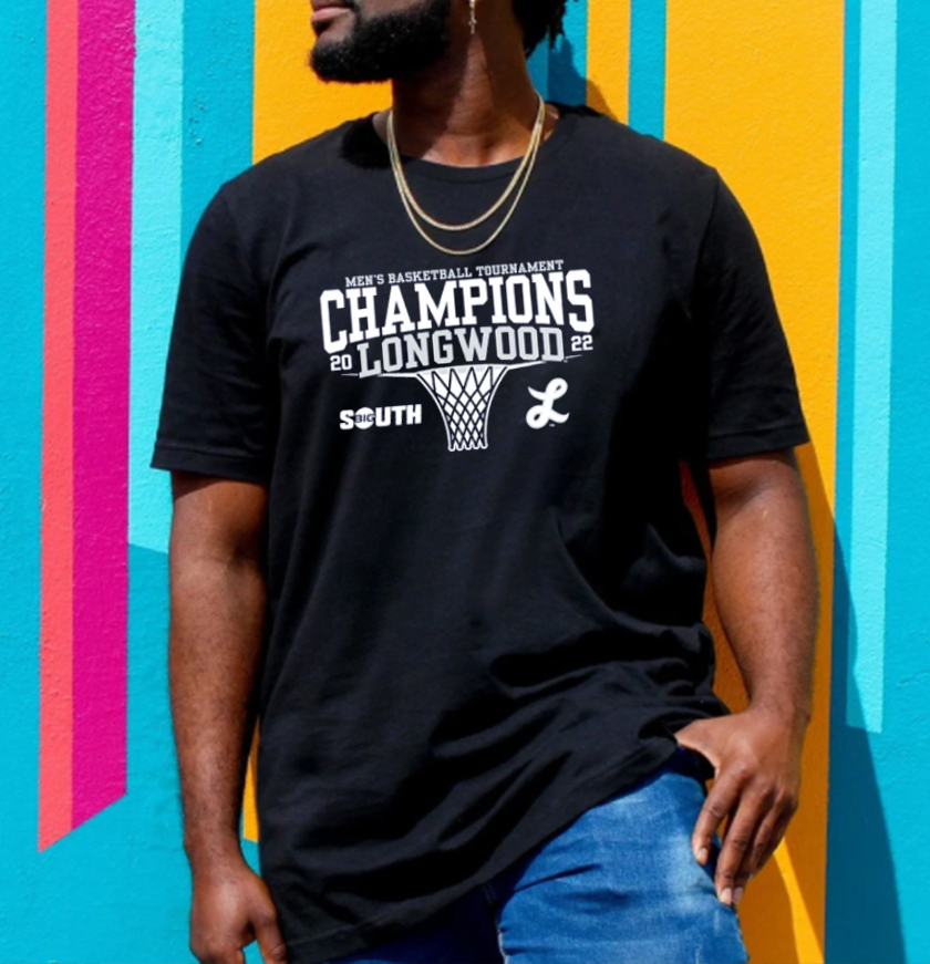 Longwood Champions Big South Conference 2022 T-Shirt Longwood Champions Big South Conference 2022 T-Shirt
