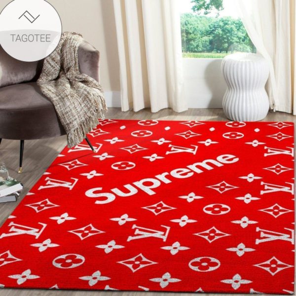 Louis Vuitton With Supreme Rug Carpet