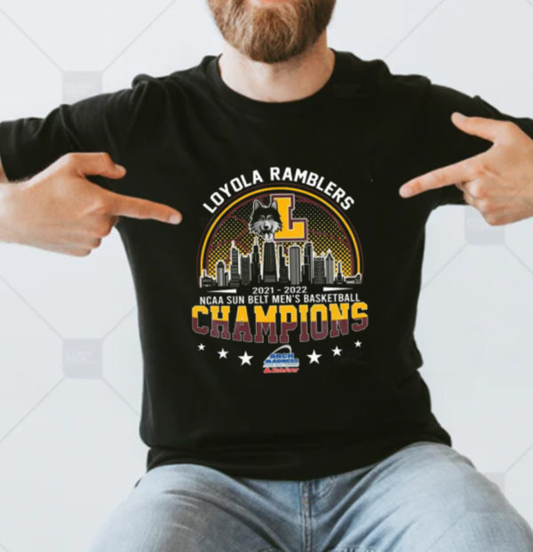 Loyola Ramblers Champions Missouri Valley Conference 2022 T-Shirt