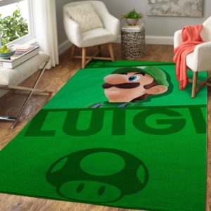 Luigi And Mario Bros Area Rug Carpet