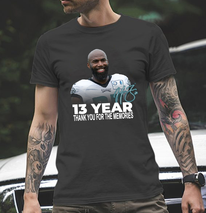 Malcom Jenkins Retirement After 13 Year Career Signature T-Shirt Malcom Jenkins Retirement After 13 Year Career Signature T-Shirt