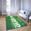 Manchester Giants Basketball Club Logo Green Area Rug Carpet