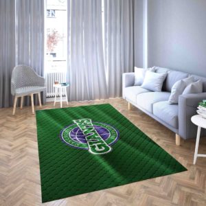 Manchester Giants Basketball Club Logo Grenn 3D Area Rug Carpet
