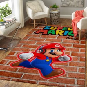Mario Gaming Area Rug Carpet