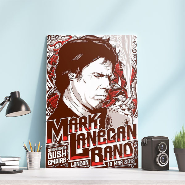 Mark Lanegan Band Poster Canvas