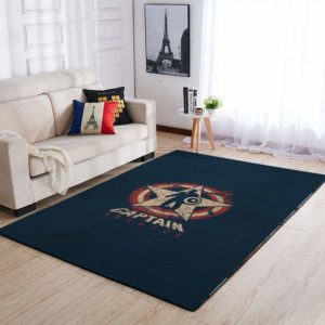 Marvel Superhero Captain America Rug Home Decor