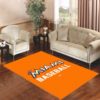 Miami Marlins Baseball Area Rug Carpet