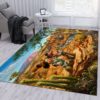 Mickey And Minnie Mouse In The Outback Rug Home Decor