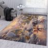 Mickey And Minnie Mouse In The Outback Rug Home Decor