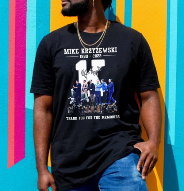 Mike Krzyzewski 1980 2022 Thank You For The Memories Signature Unisex T-Shirt