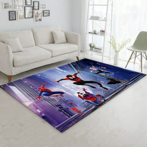 Miles Morales Spiderman Rug Home Decor