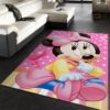 Mickey And Minnie Sweetheart Holiday Rug Home Decor