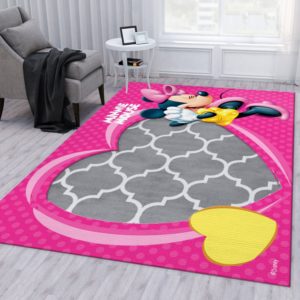 Minnie Mouse Design Nice Area Rug Home Decor