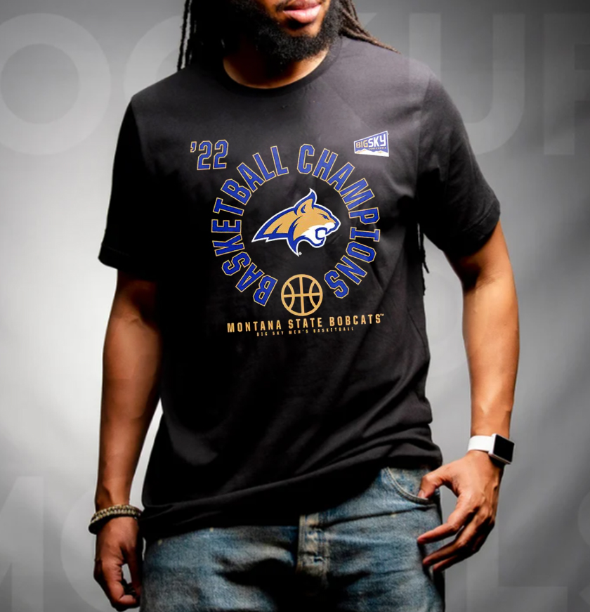 Montana State Champions Big Sky Conference 2022 T-Shirt Montana State Champions Big Sky Conference 2022 T-Shirt
