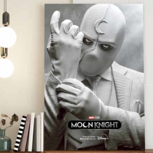 Moon Kight Mr Knight Marvel Disney Plus Official Poster Canvas