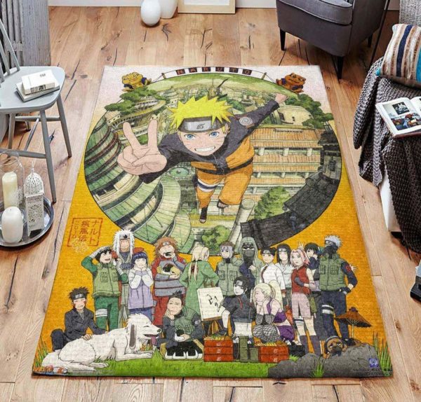 Naruto Floor Anime Area Rug Carpet