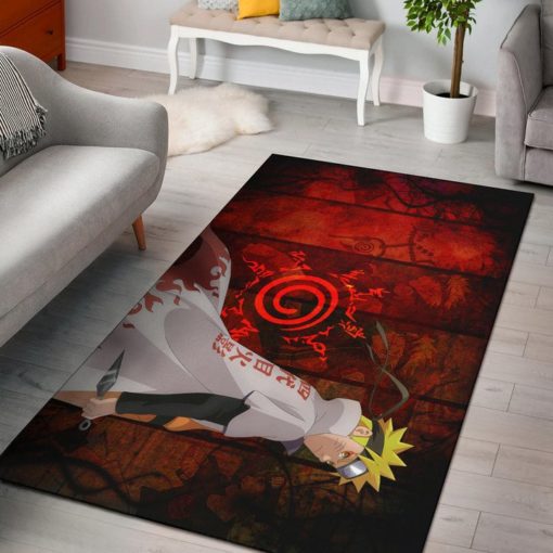 Naruto Hokage Battle Rug Home Decor Naruto Hokage Battle Rug Home Decor