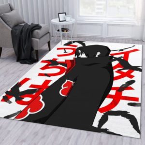 Naruto Itachi Anime Area Rug Carpet