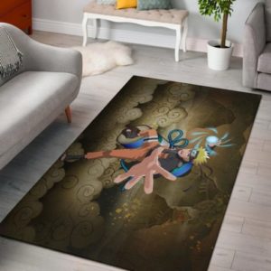 Naruto Rasengan Giant Scroll Sage Scene Rug For Living Room