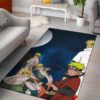 Naruto Rasengan Giant Scroll Sage Scene Rug For Living Room