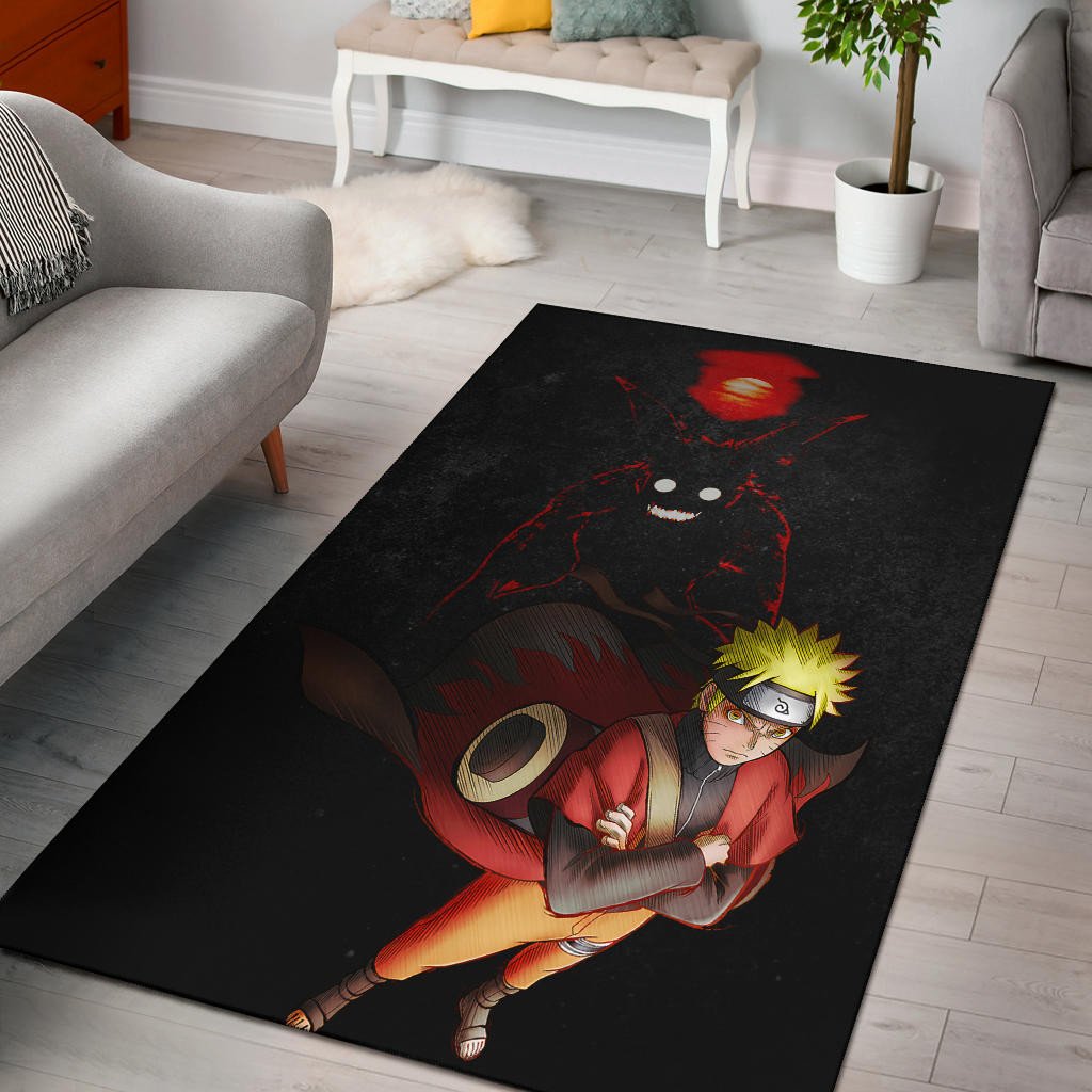 Naruto Sage Mode With Four Tails Naruto Rug Homde Decor Naruto Sage Mode With Four Tails Naruto Rug Homde Decor
