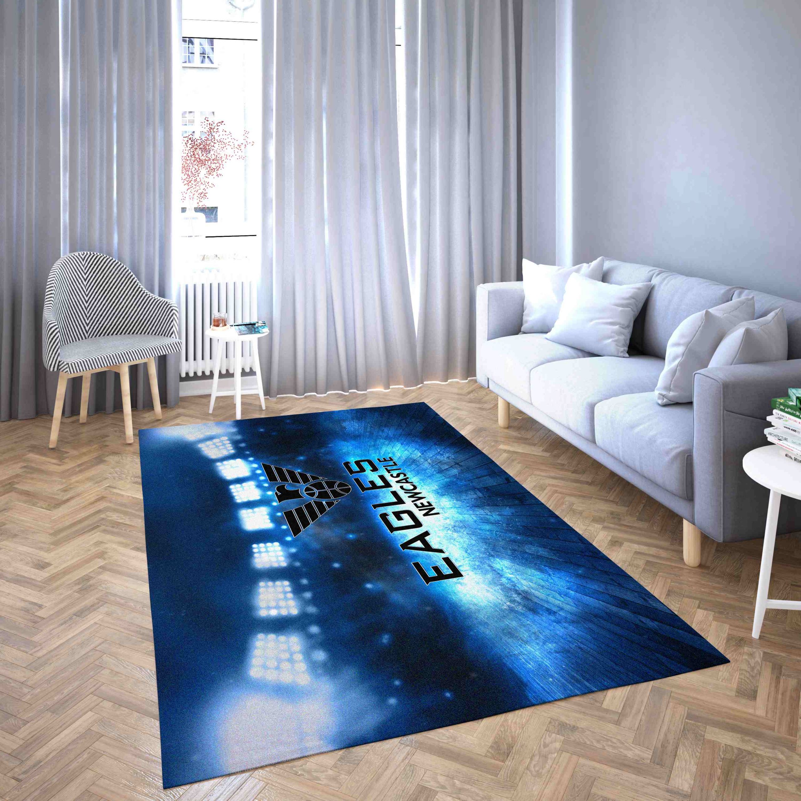 Newcastle Eagles Basketball Club Area rug Carpet Newcastle Eagles Basketball Club Area rug Carpet